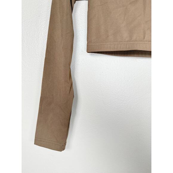NWT Daily Drills Go! Cropped Long Sleeve - Coco - M - Picture 5 of 7